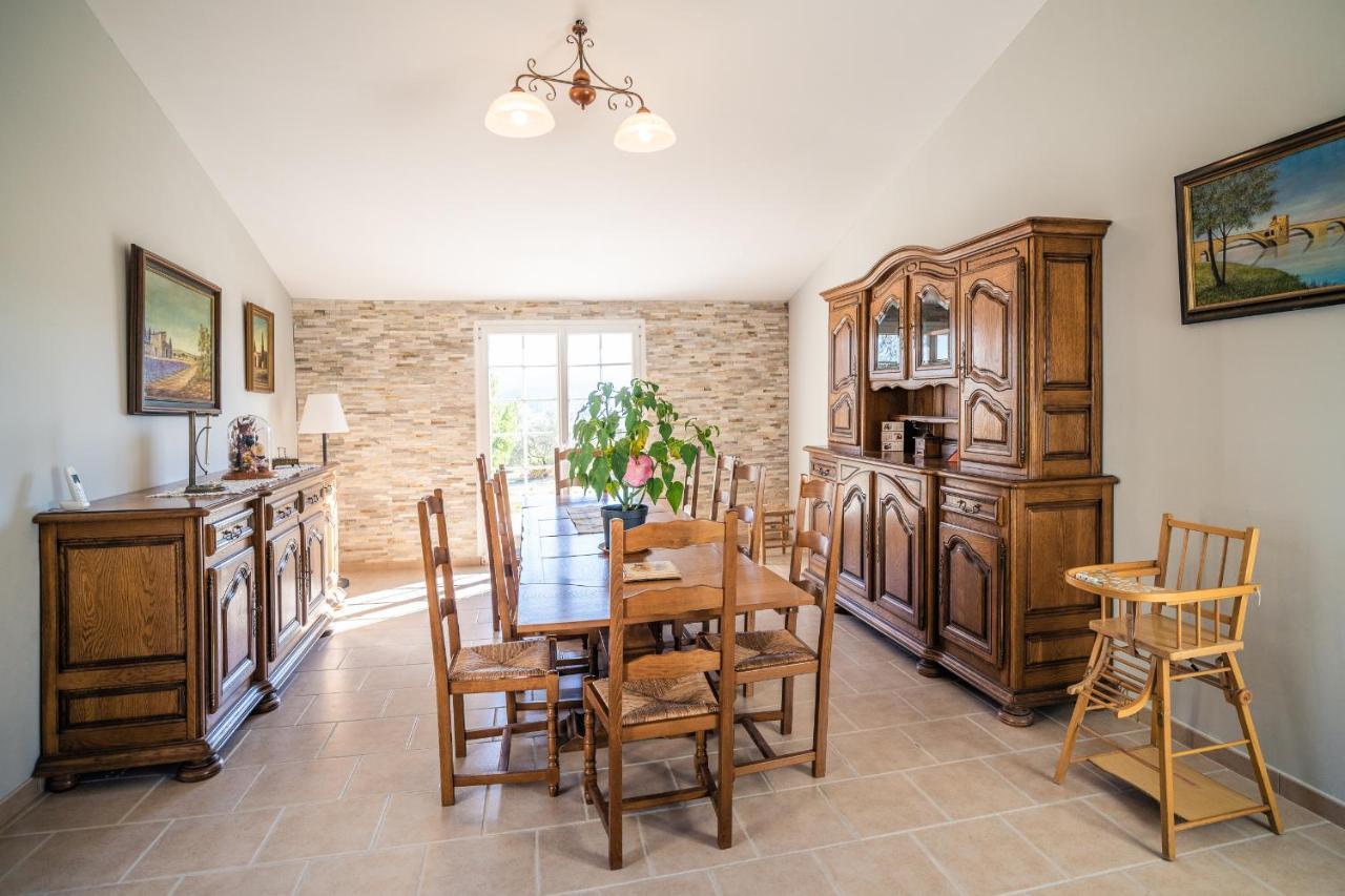 Gite "La Sainte-Croix", Traditional Provencal House For 8 People, Private Swimming-Pool, Air-Conditioner, Beautiful Scenery Vaison-la-Romaine Dış mekan fotoğraf
