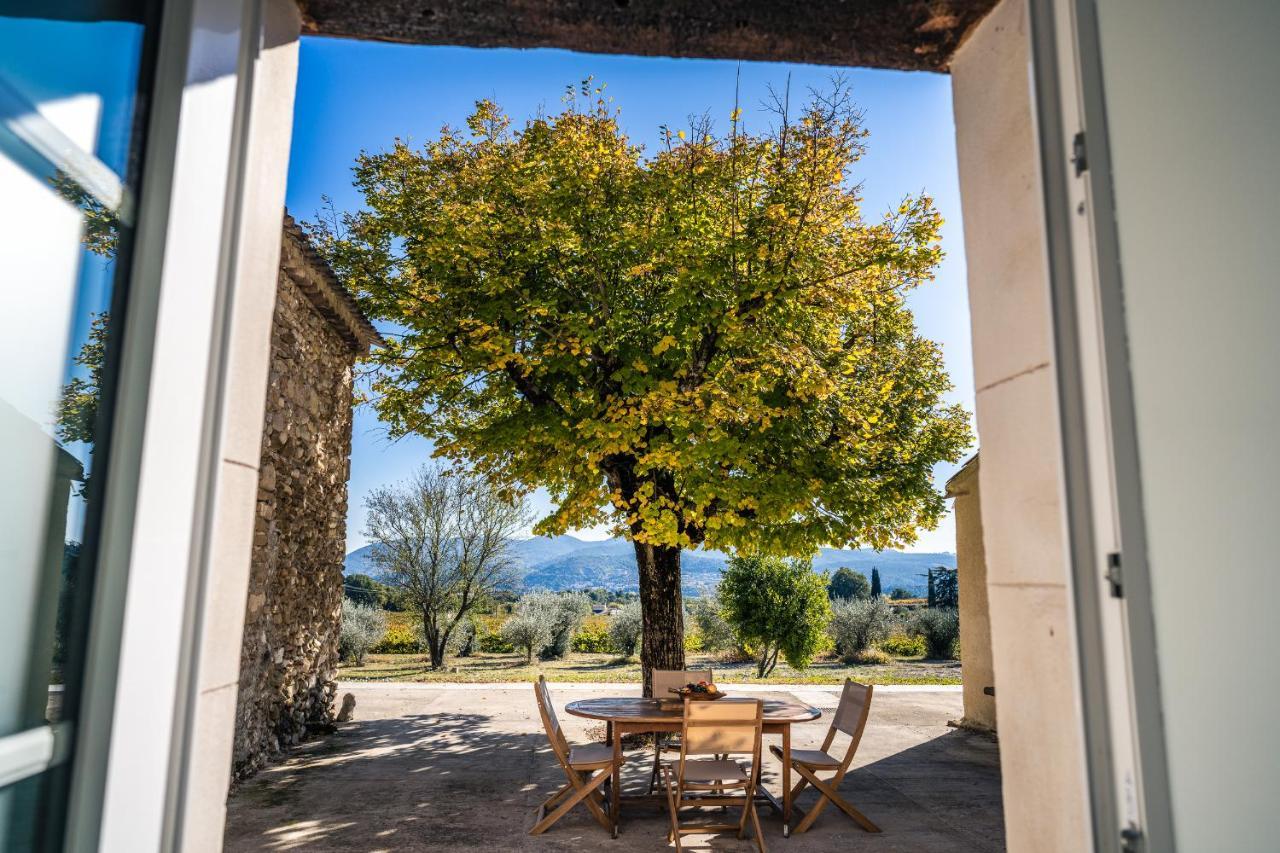 Gite "La Sainte-Croix", Traditional Provencal House For 8 People, Private Swimming-Pool, Air-Conditioner, Beautiful Scenery Vaison-la-Romaine Dış mekan fotoğraf